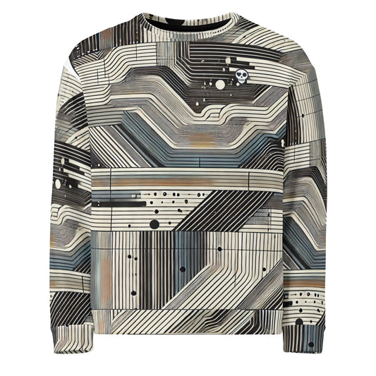 A 2XS unisex _Neuroframe Pullover from Phobea with a heart eye skull logo