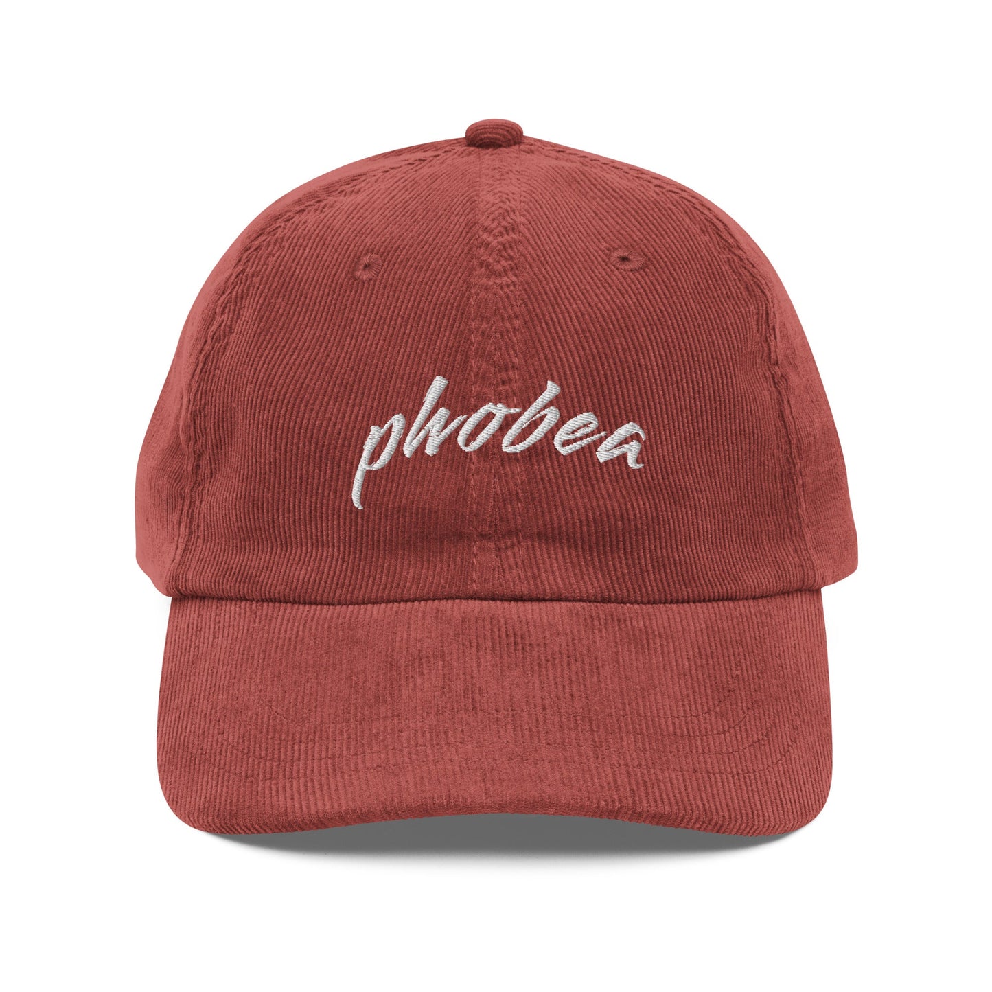 A Burgundy hats_callsign from Phobea with a heart eye skull logo
