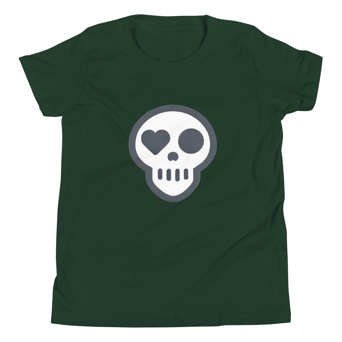 A Forest / S youth_Awakening Tee from Phobea with a heart eye skull logo
