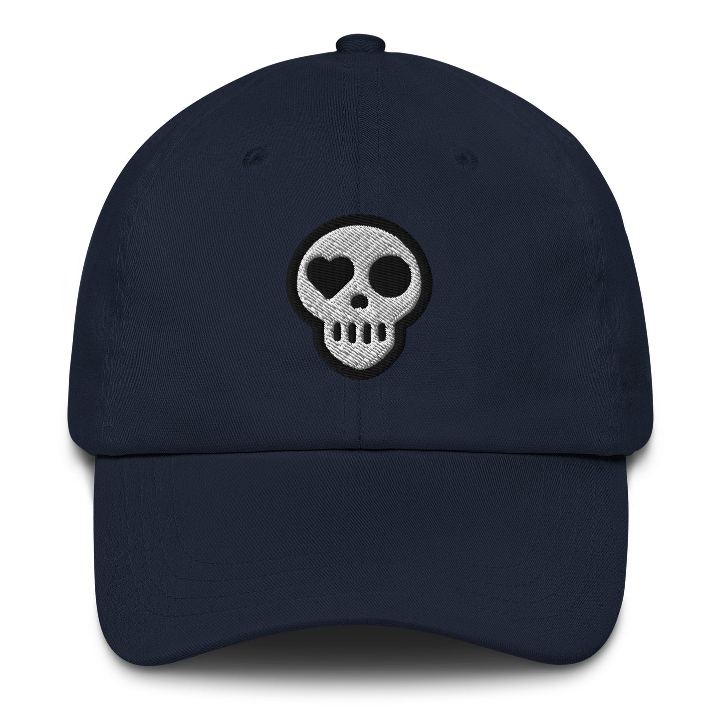 A Navy hats_legacy from Phobea with a heart eye skull logo