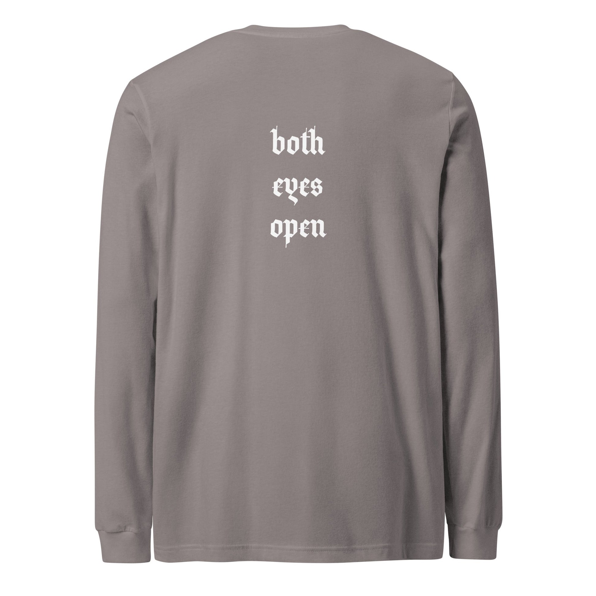 A unisex_2i tee_longsleeve from Phobea with a heart eye skull logo