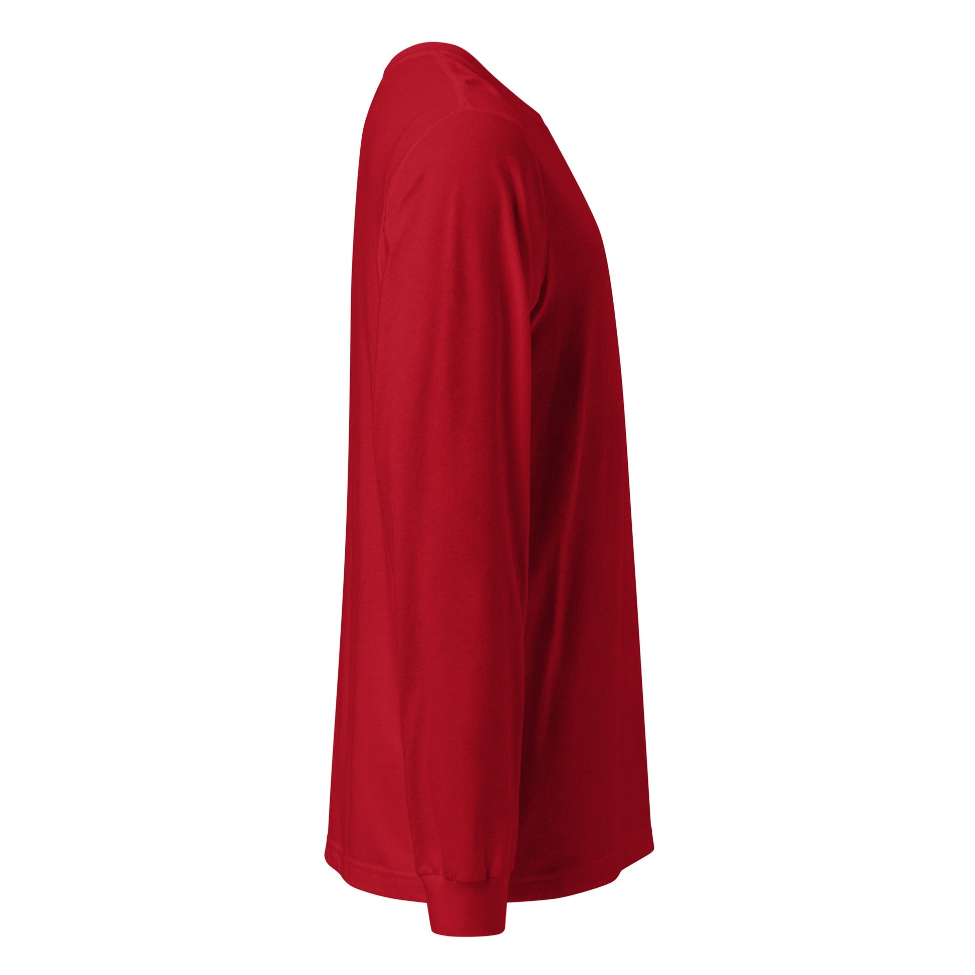 A unisex_rest_tee_longsleeve from Phobea with a heart eye skull logo