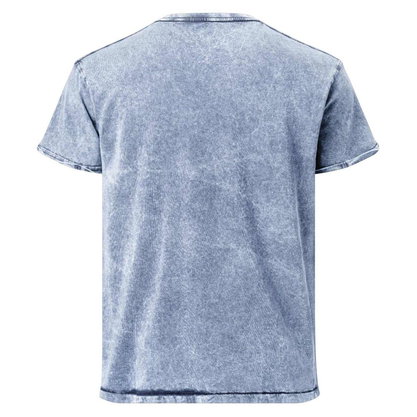 A unisex_Revival Denim from Phobea with a heart eye skull logo