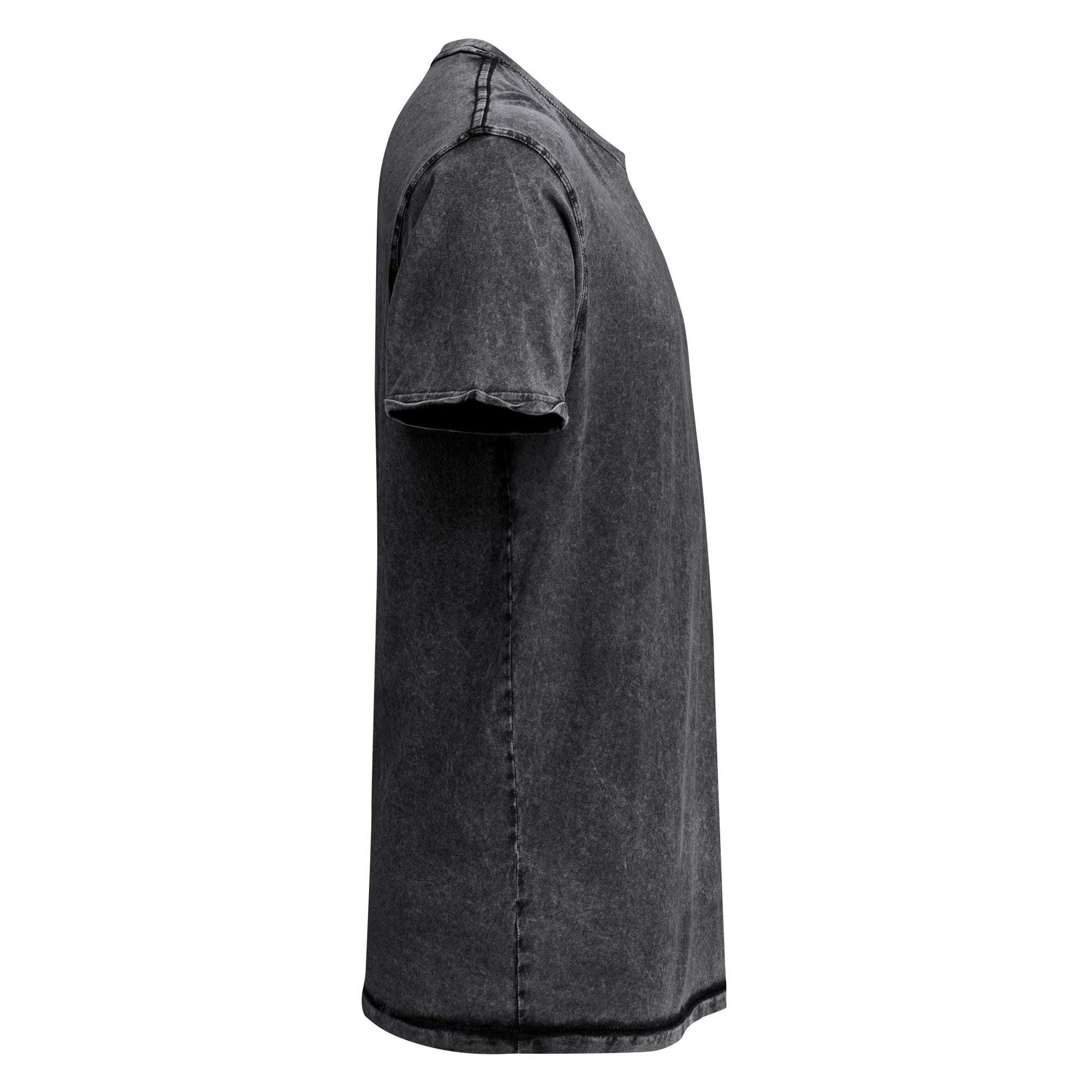 A unisex_Revival Denim from Phobea with a heart eye skull logo