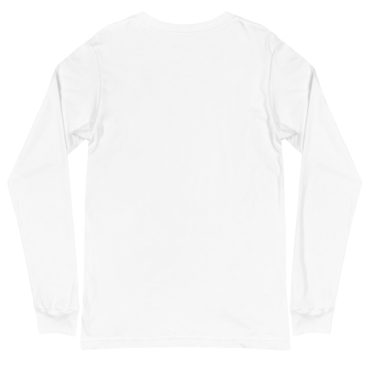 A unisex_soft resistance long tee from Phobea with a heart eye skull logo