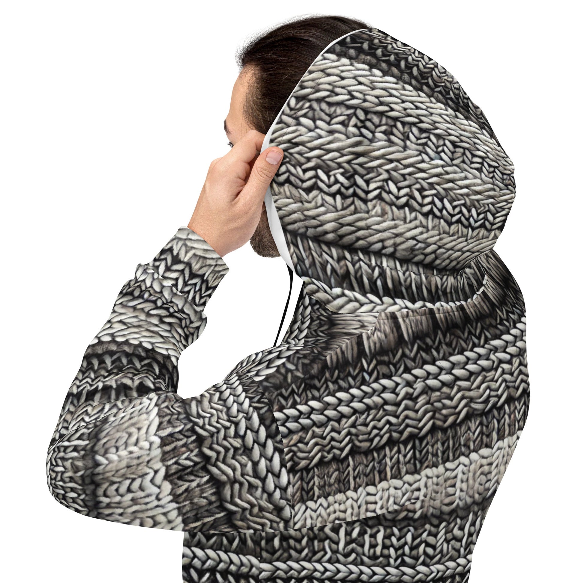 A unisex_softcode hoodie from Phobea with a heart eye skull logo