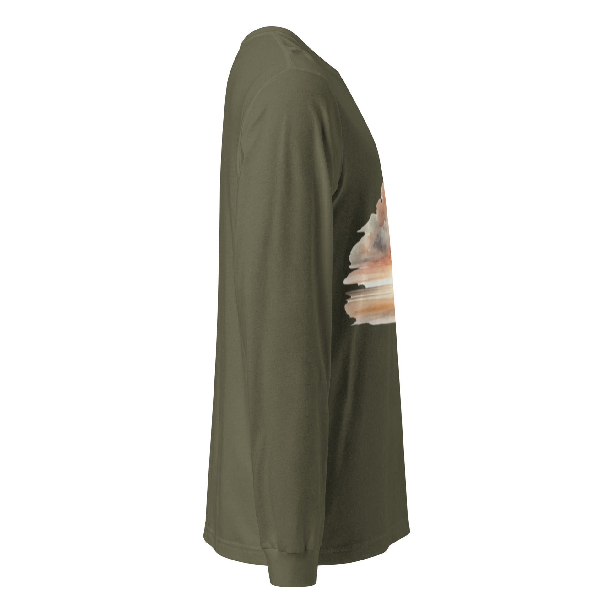 A unisex_wait for this tee_longsleeve from Phobea with a heart eye skull logo