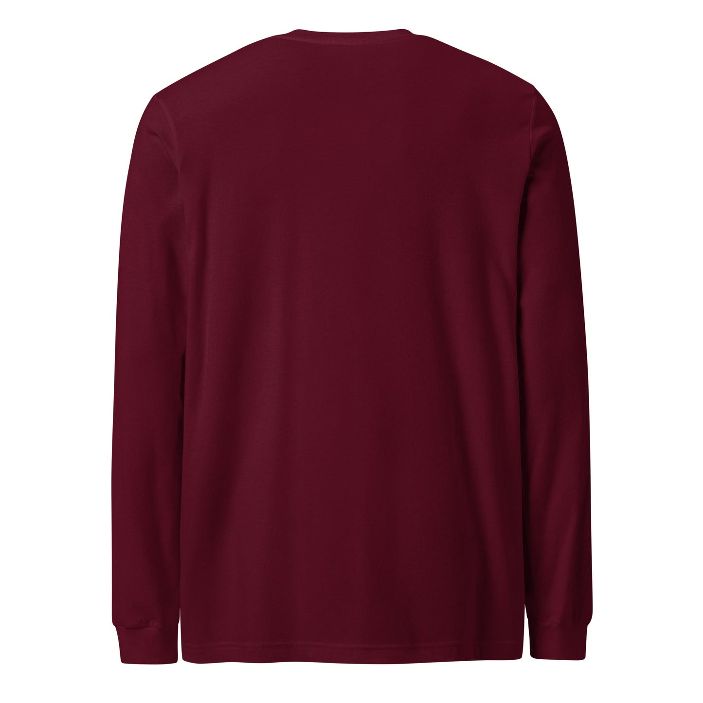 A unisex_wait for this tee_longsleeve from Phobea with a heart eye skull logo