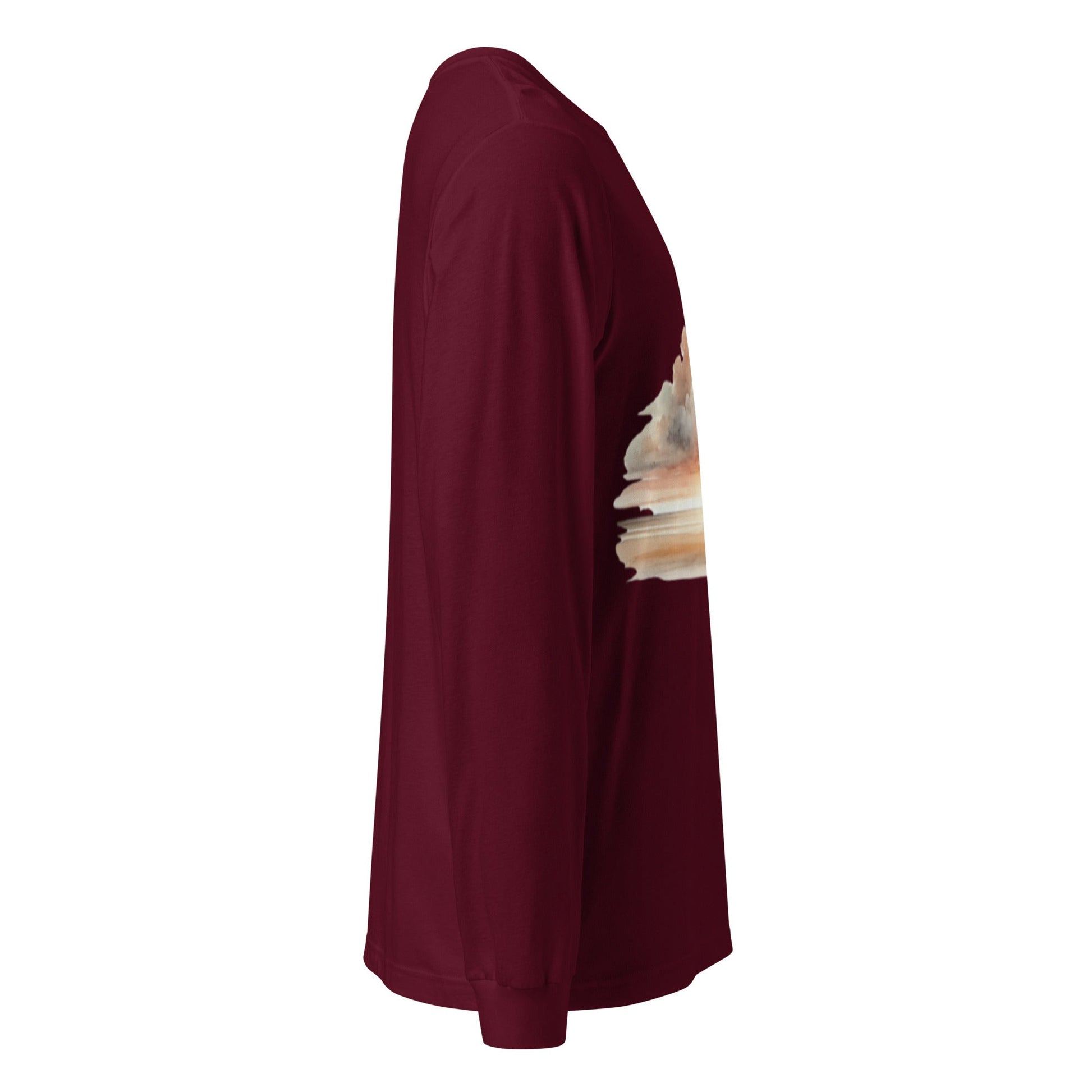 A unisex_wait for this tee_longsleeve from Phobea with a heart eye skull logo