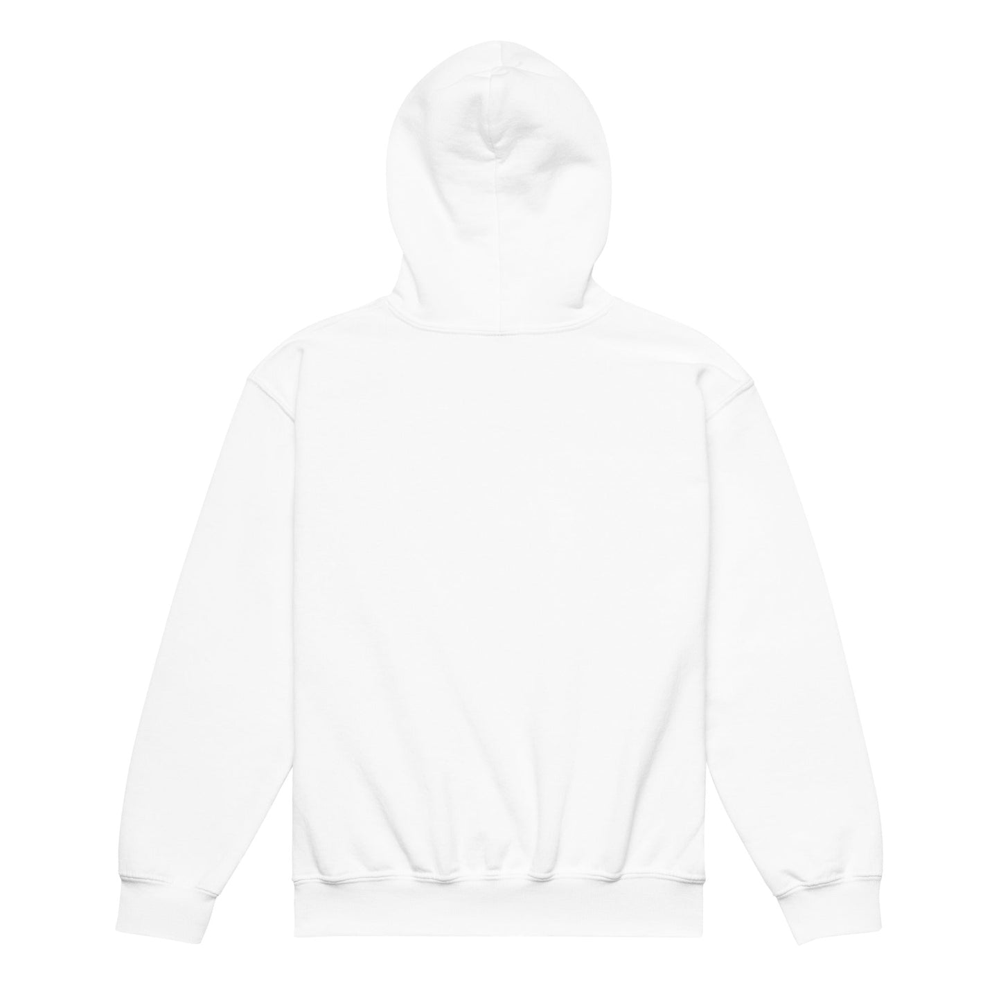 A youth_Undying Youth Hoodie from Phobea with a heart eye skull logo