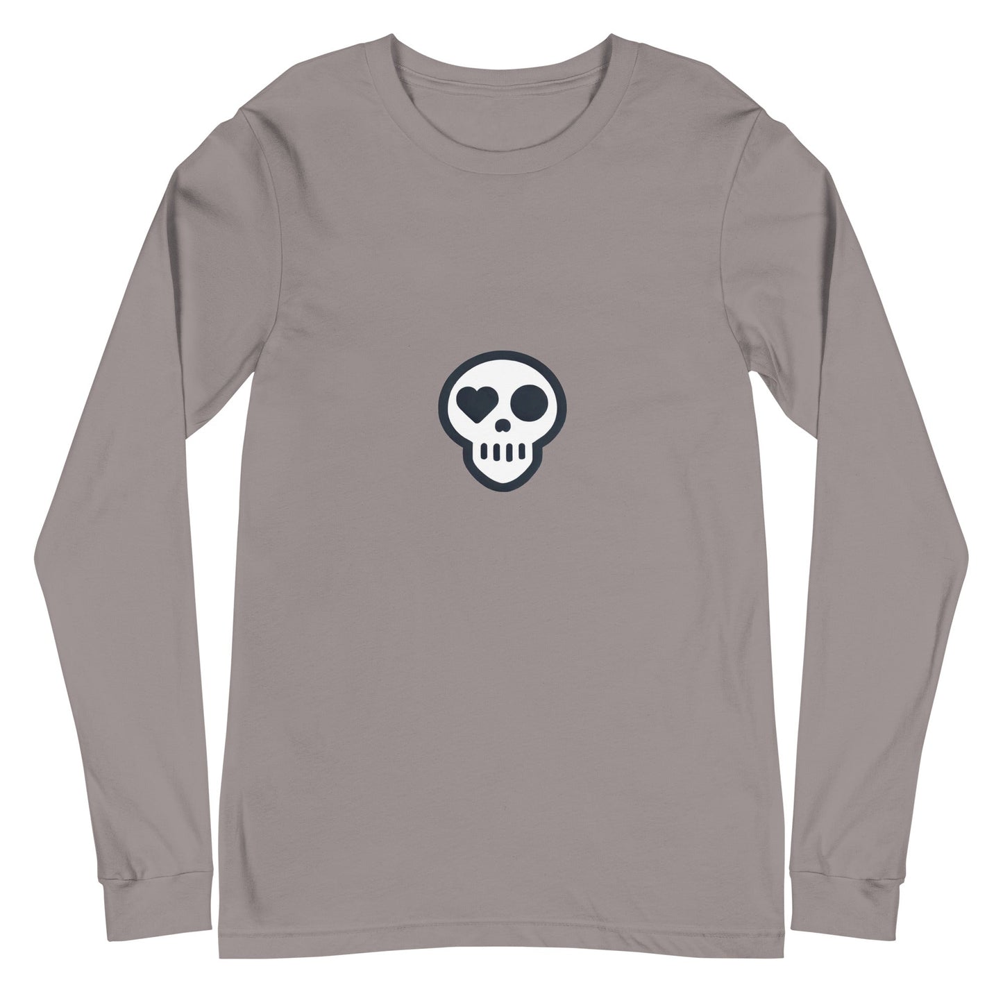 A Storm / XS unisex_Reckoning Tee from Phobea with a heart eye skull logo