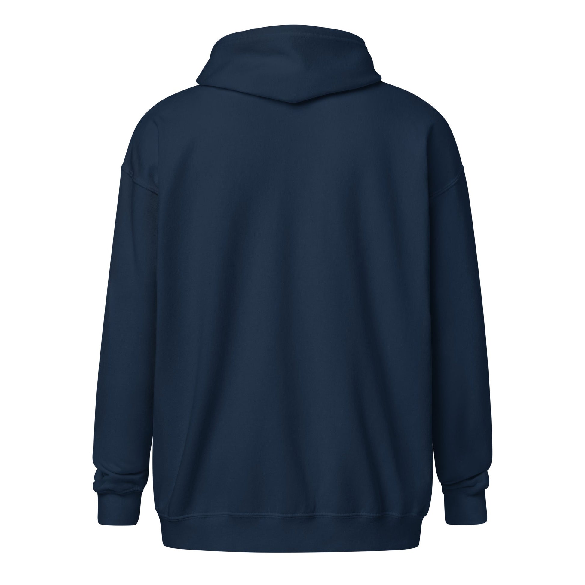 A unisex_phantom zip from Phobea with a heart eye skull logo