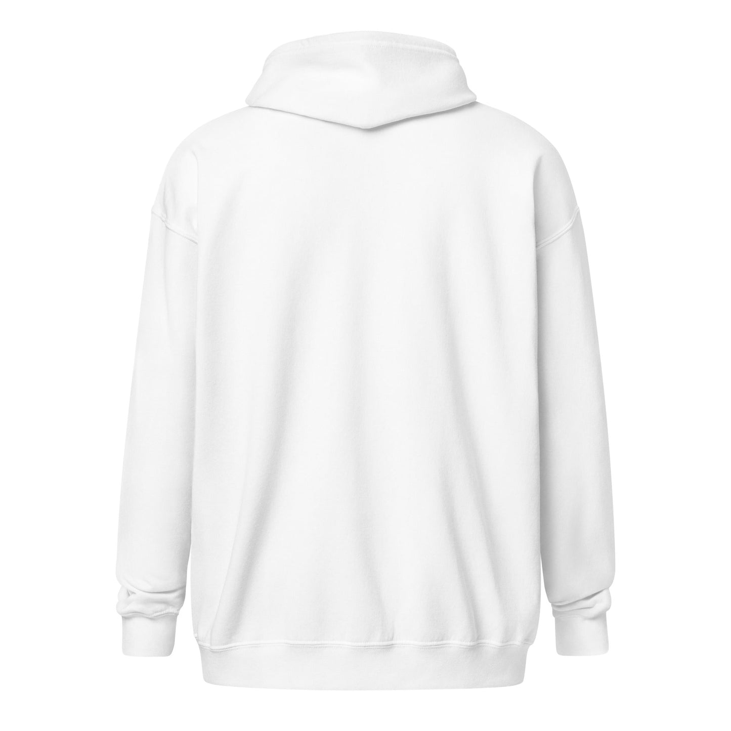 A unisex_phantom zip from Phobea with a heart eye skull logo