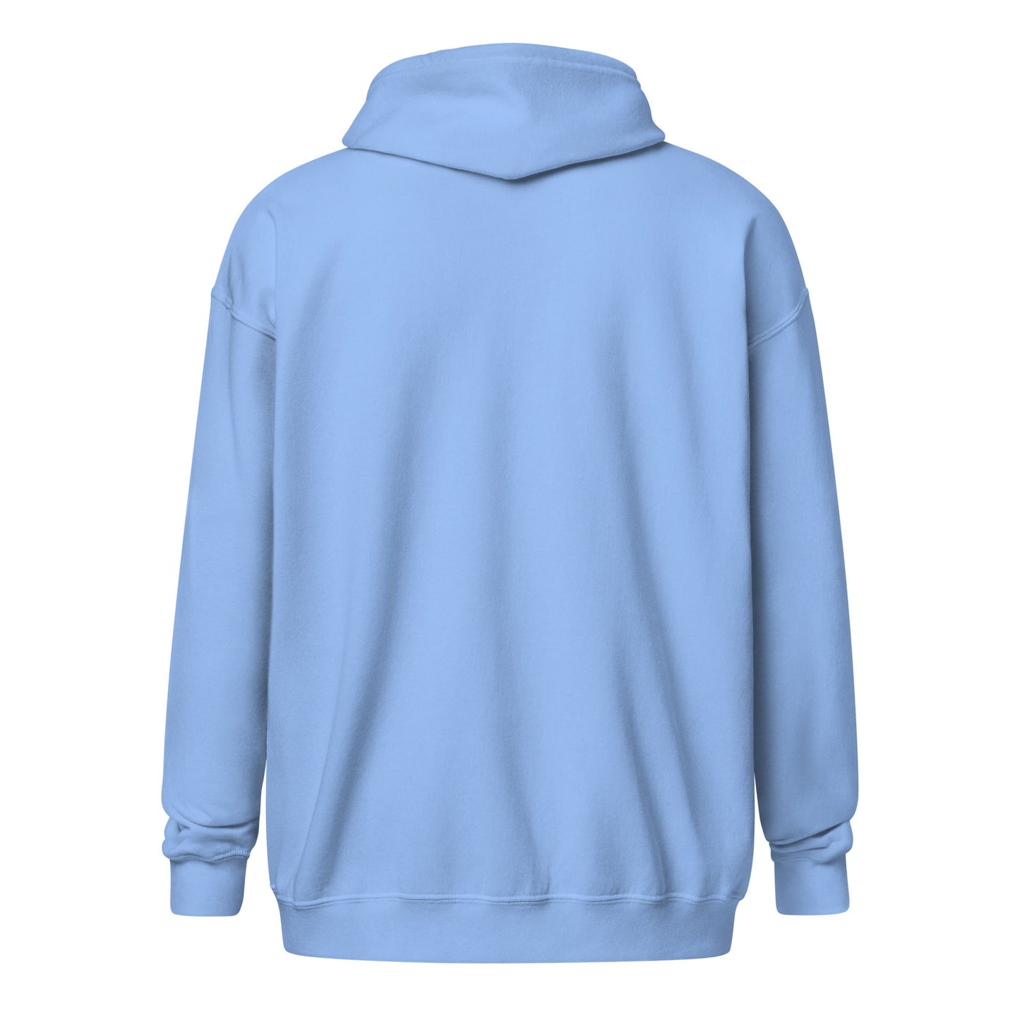 A unisex_phantom zip from Phobea with a heart eye skull logo