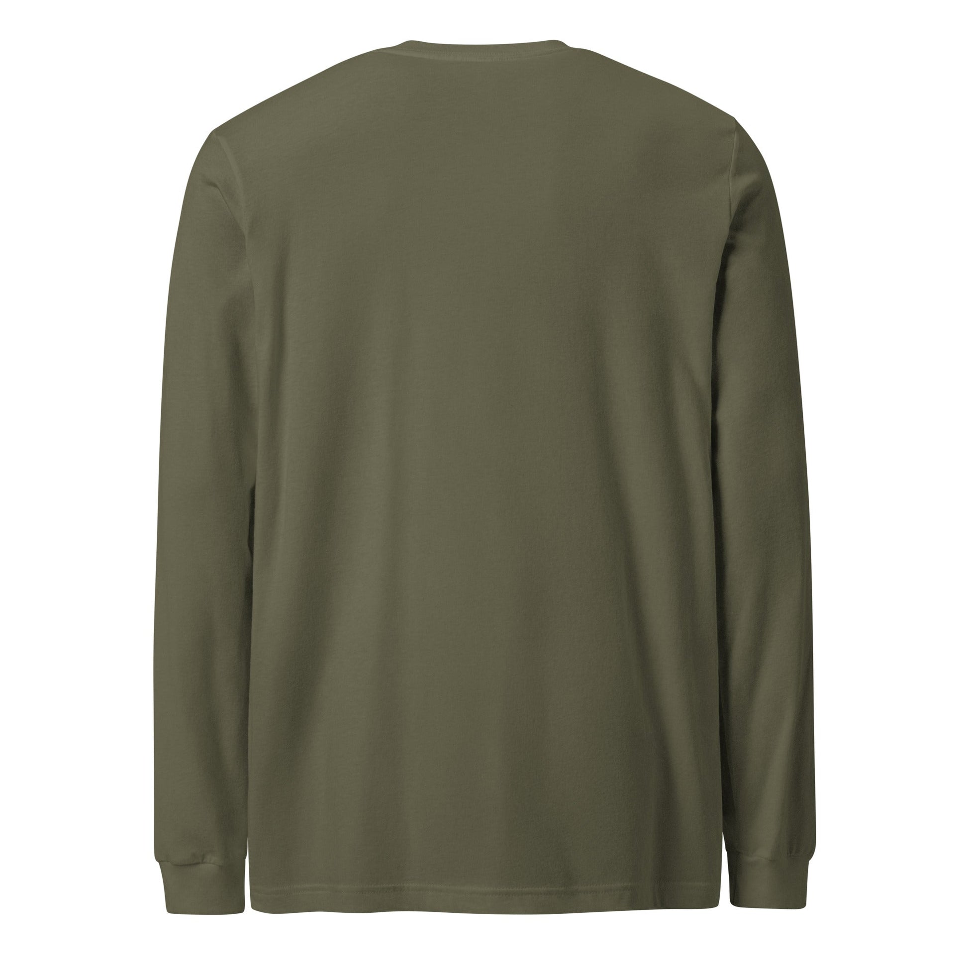 A unisex_wait for this tee_longsleeve from Phobea with a heart eye skull logo