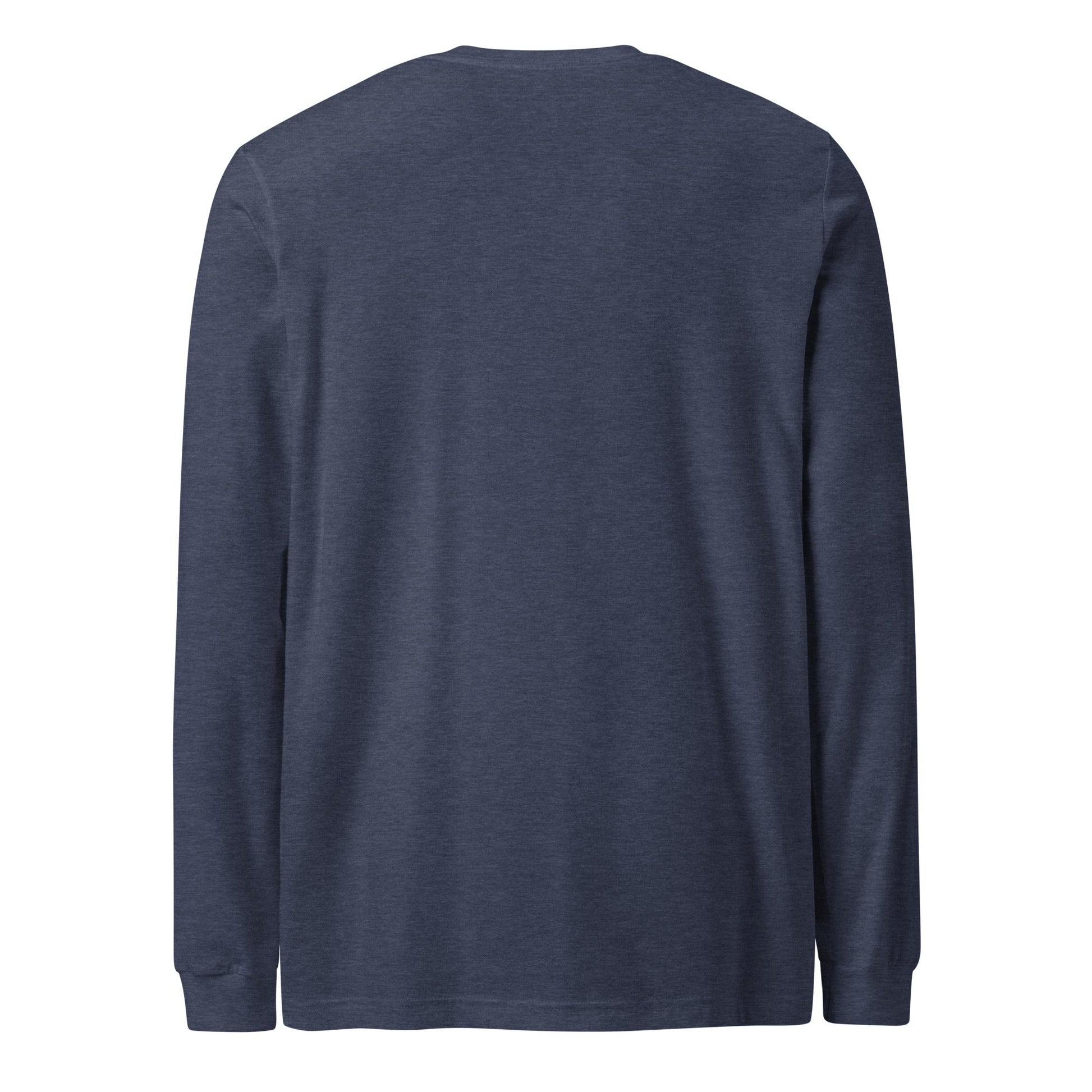 A unisex_wait for this tee_longsleeve from Phobea with a heart eye skull logo