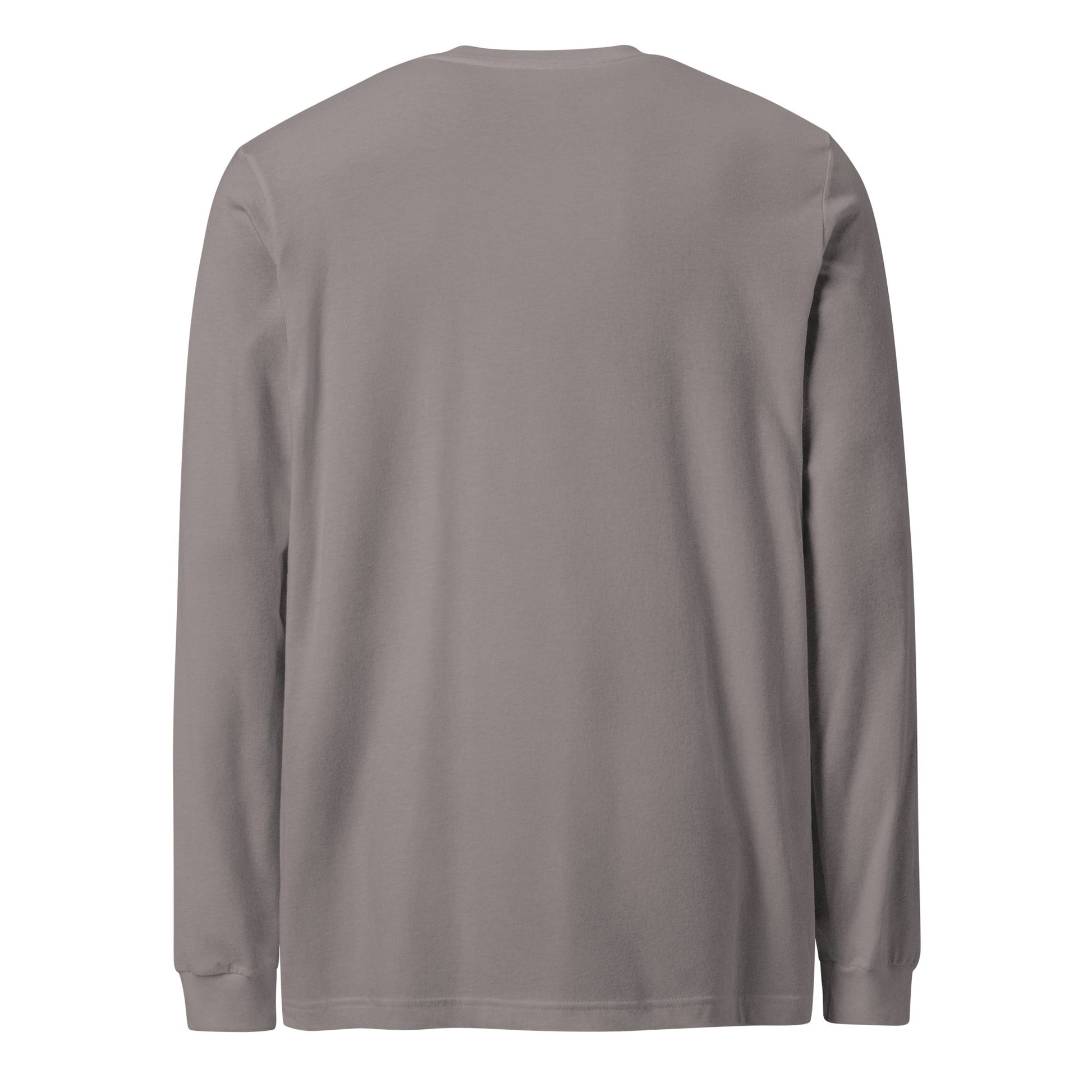 A unisex_wait for this tee_longsleeve from Phobea with a heart eye skull logo