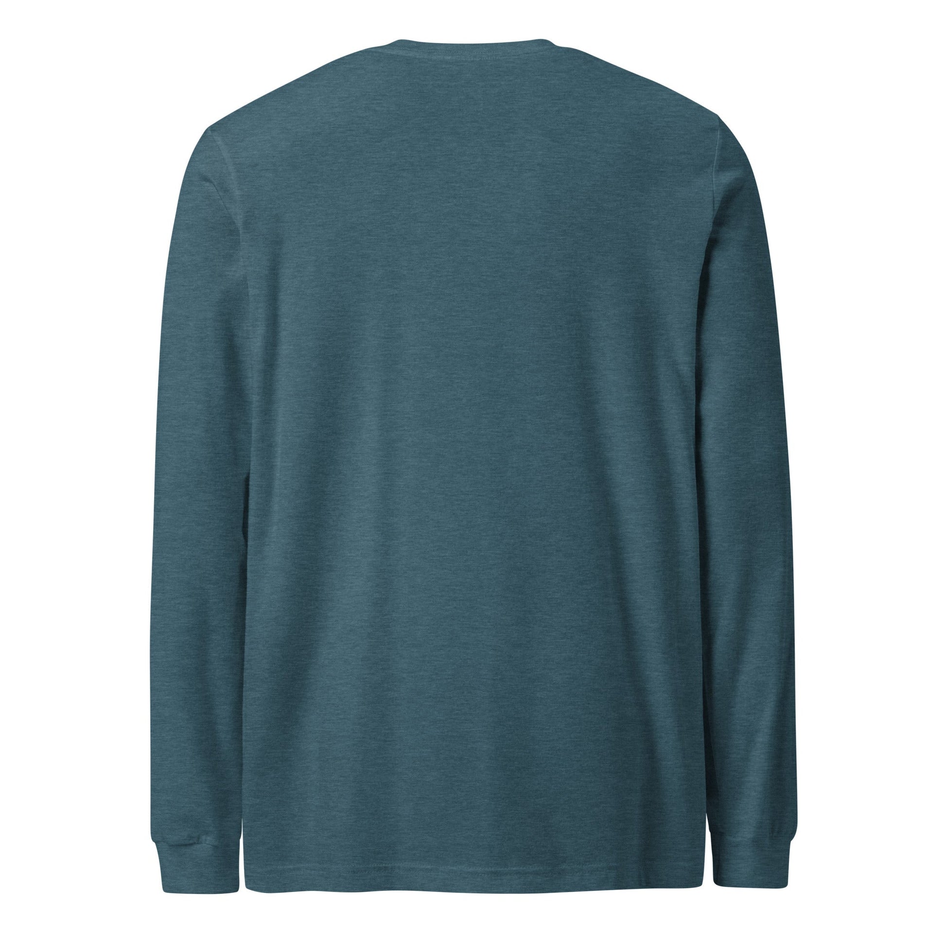 A unisex_wait for this tee_longsleeve from Phobea with a heart eye skull logo
