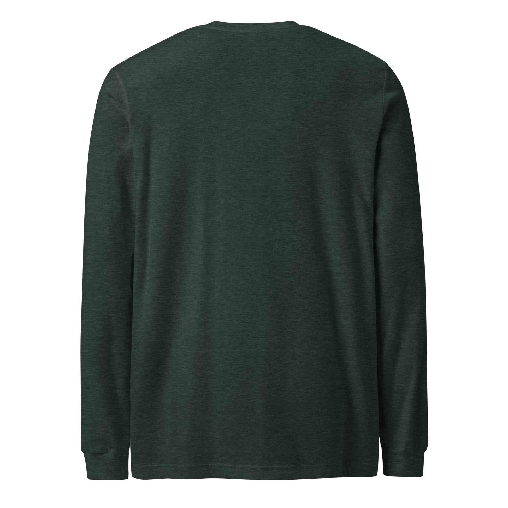 A unisex_wait for this tee_longsleeve from Phobea with a heart eye skull logo