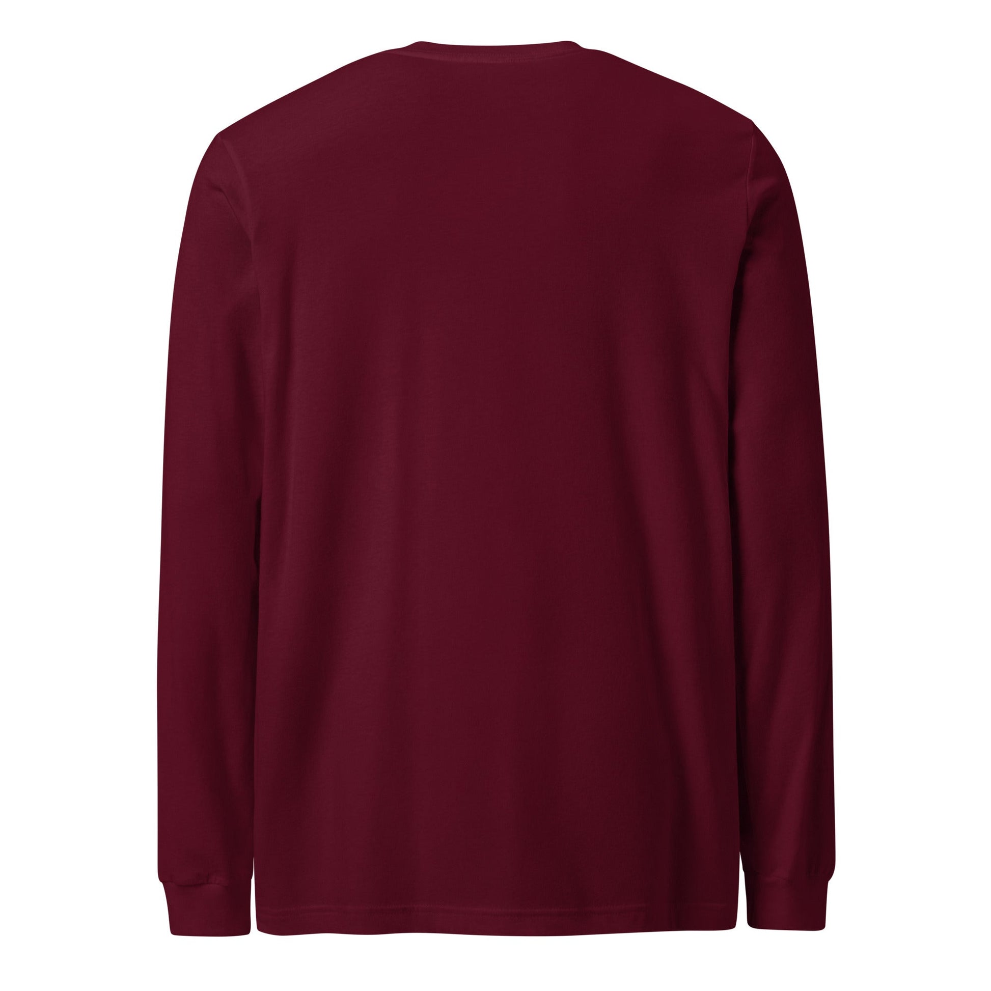 A unisex_wait for this tee_longsleeve from Phobea with a heart eye skull logo